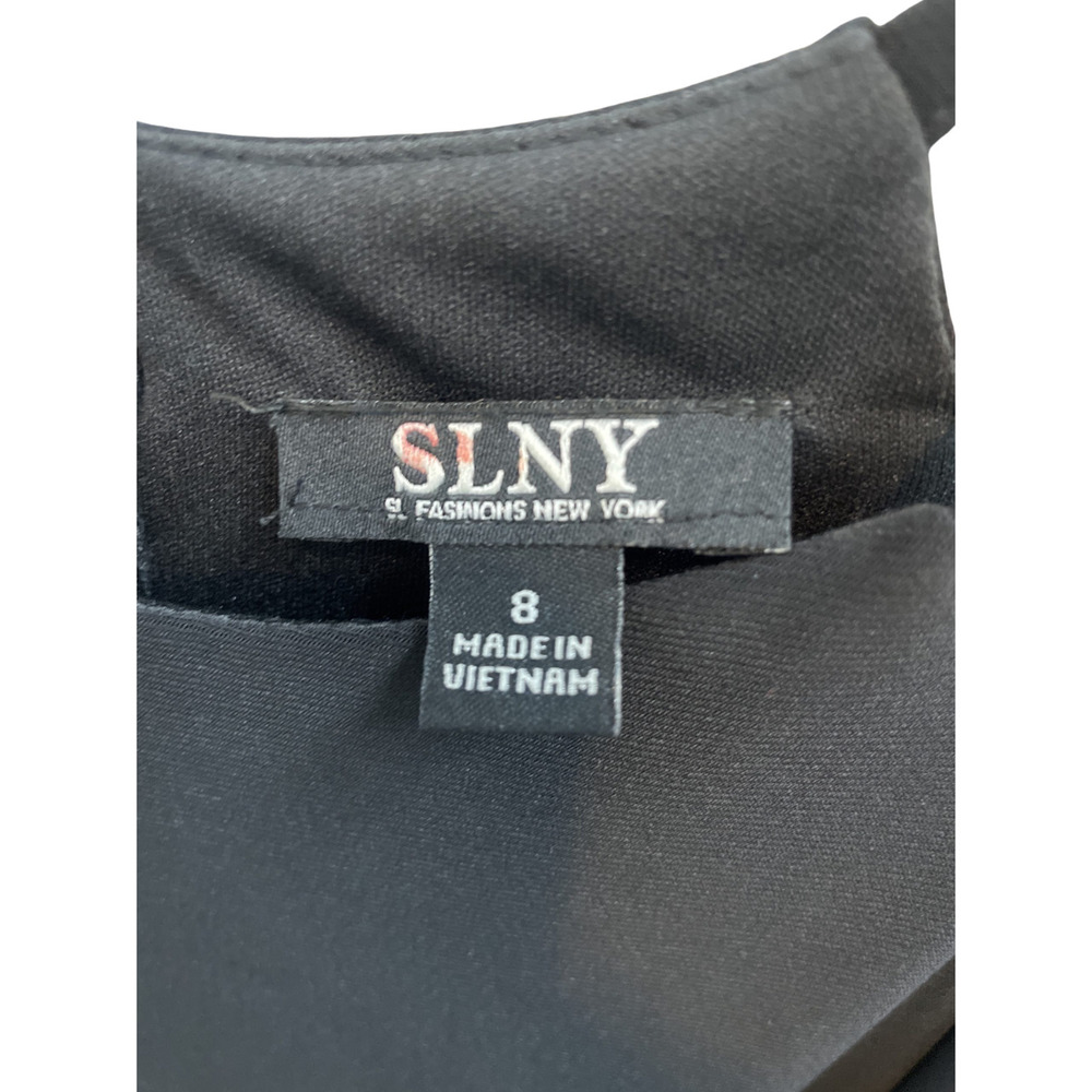 SLNY Black Dress Size 8 - Women's Cocktail Dress